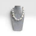 Collana Perla Scaramazza Australina Chiusura in Argento Sterling da Vicenza.