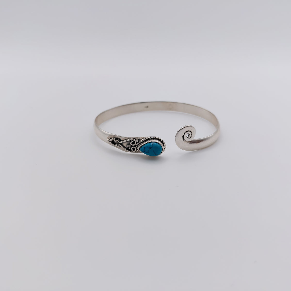 Bracciale Argento Sterling, Turchese Indiano.