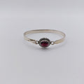 Bracciale Argento Sterling, Agata Rossa.