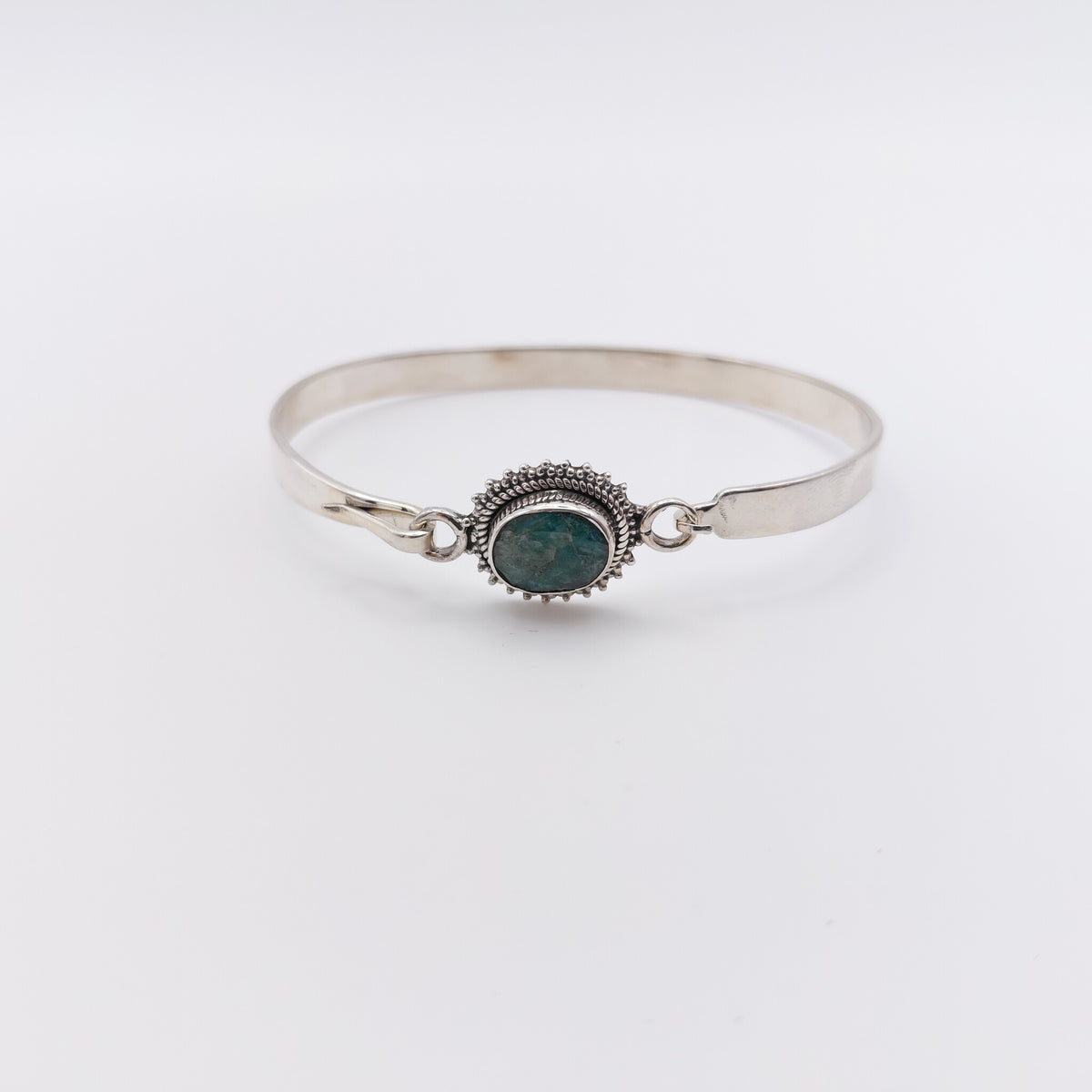 Bracciale Argento Sterling, Radice di Smeraldo.