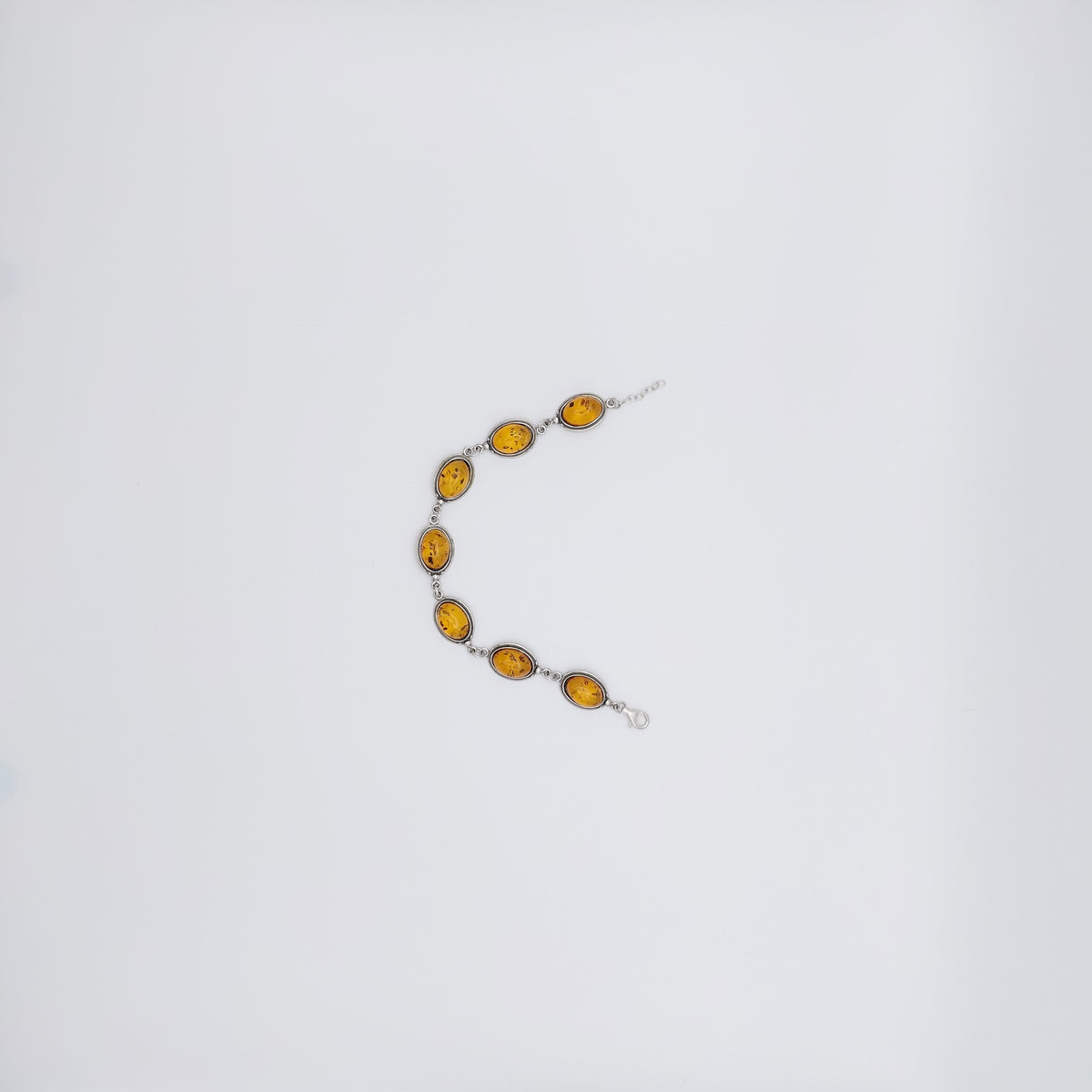 Bracciale Argento Sterling, Ambra.