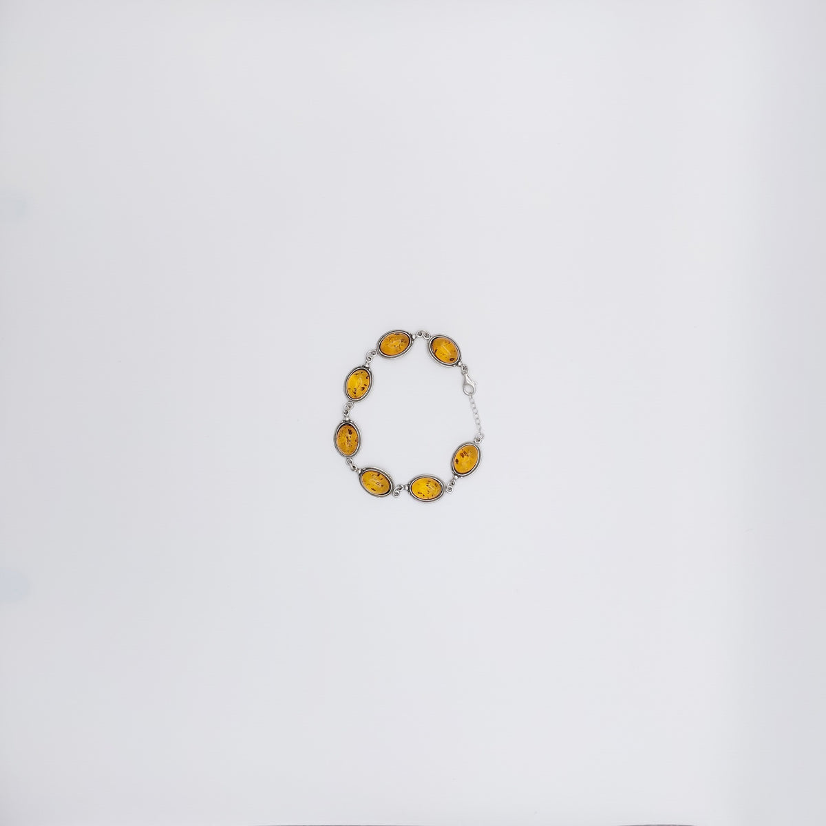 Bracciale Argento Sterling, Ambra.
