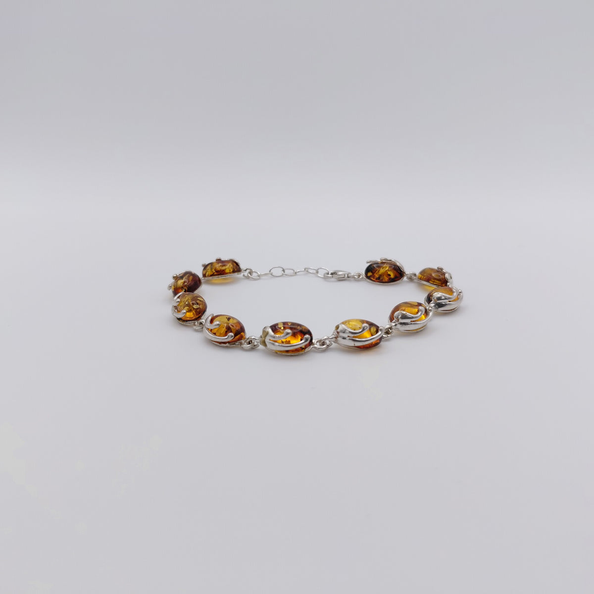 Bracciale Argento Sterling, Ambra.