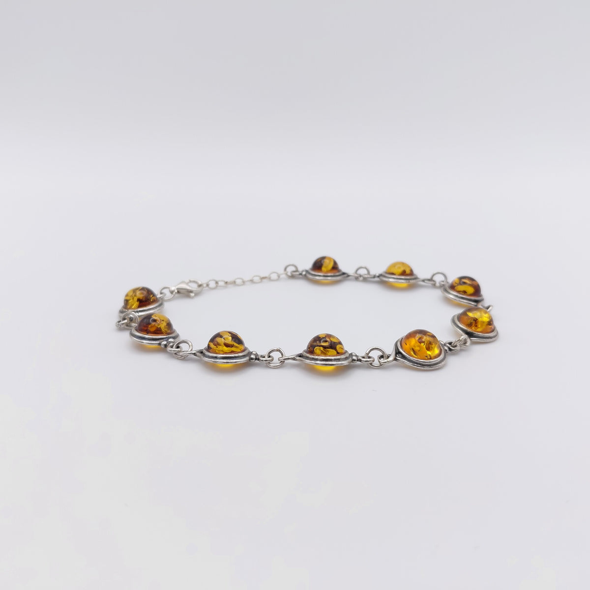Bracciale Argento Sterling con Ambra.
