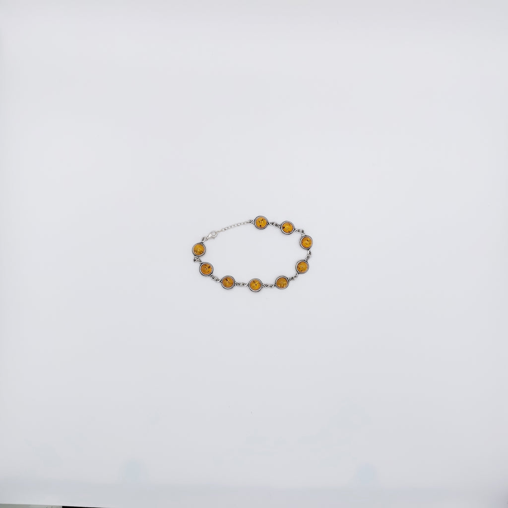 Bracciale Argento Sterling con Ambra.