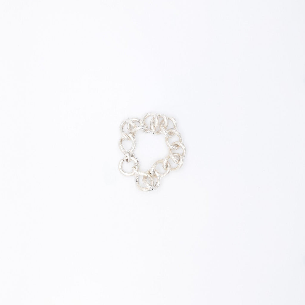 Bracciale a Catena Grossa, Argento Sterling.
