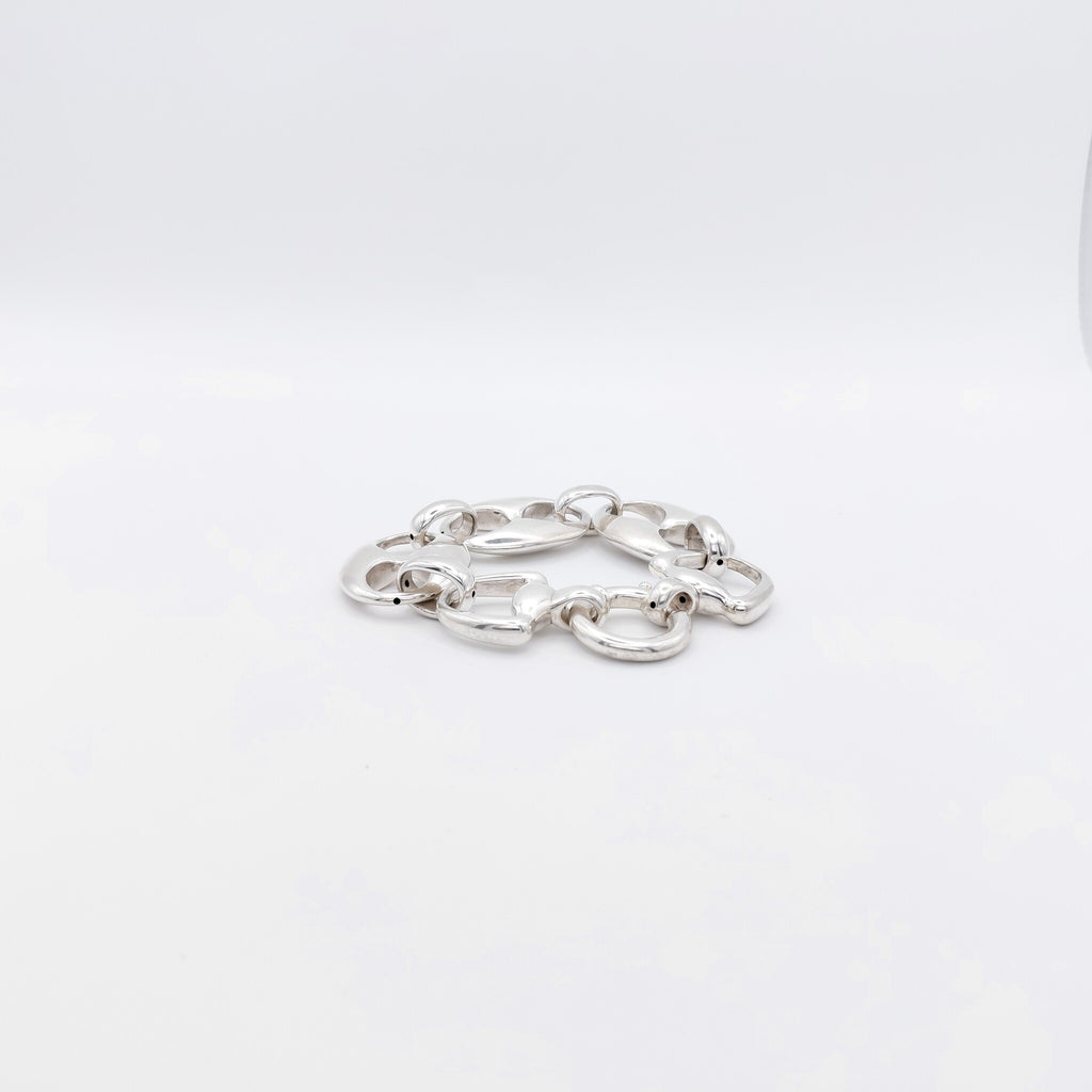 Bracciale Maglia Marinara, Argento Sterling.
