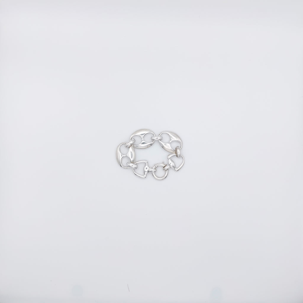 Bracciale Maglia Marinara, Argento Sterling.