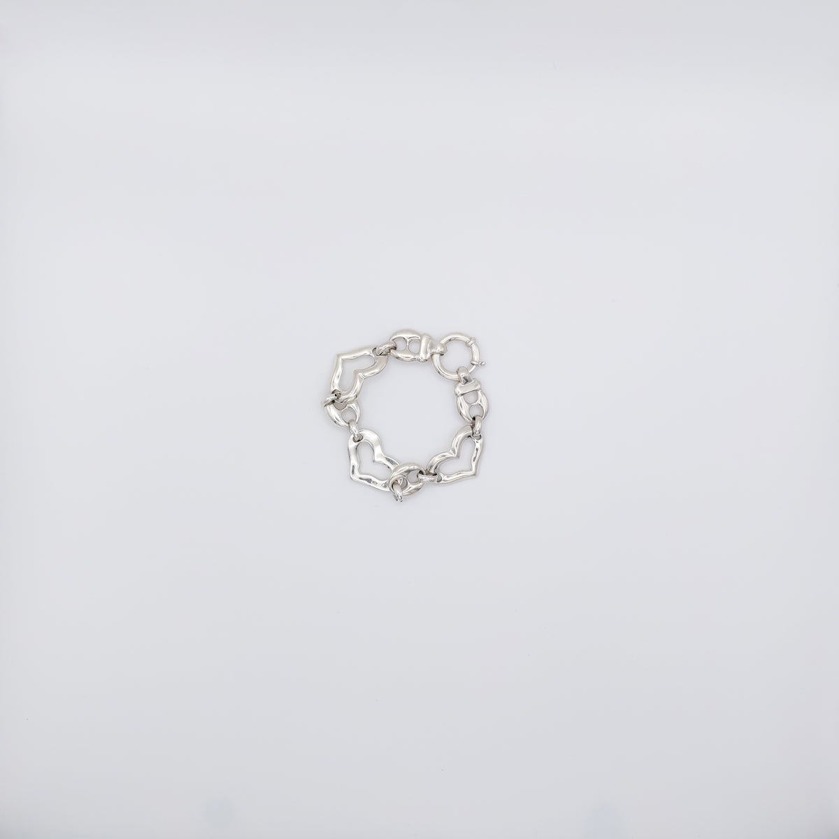 Bracciale Argento Sterling, "Cuori".