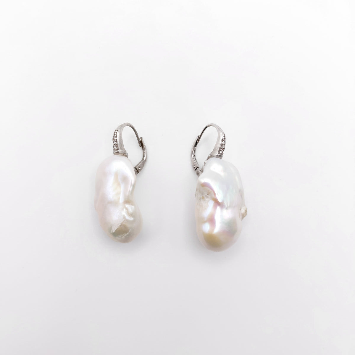 Orecchini Argento Sterling, Perla Scaramazza Australiana.