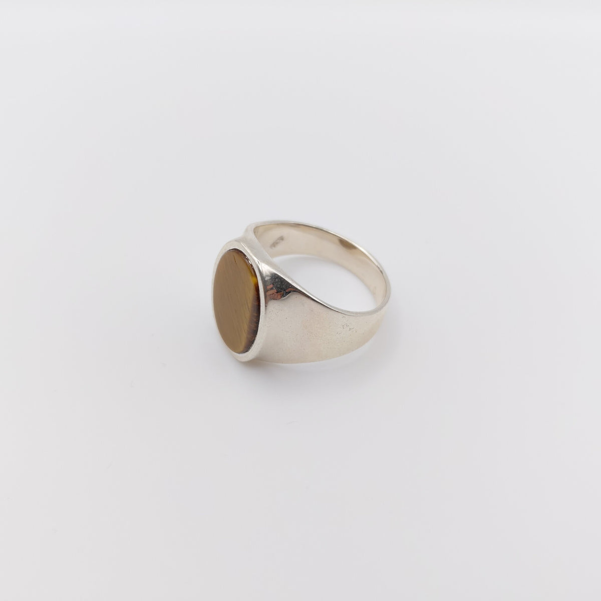 Anello Argento Sterling, Occhio di Tigre.
