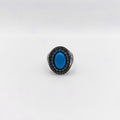 Anello Argento Sterling, Turchese.