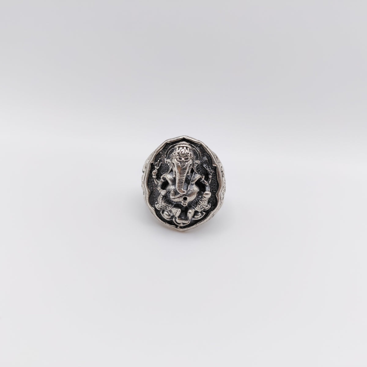 Anello Argento Sterling, "Ganesh".