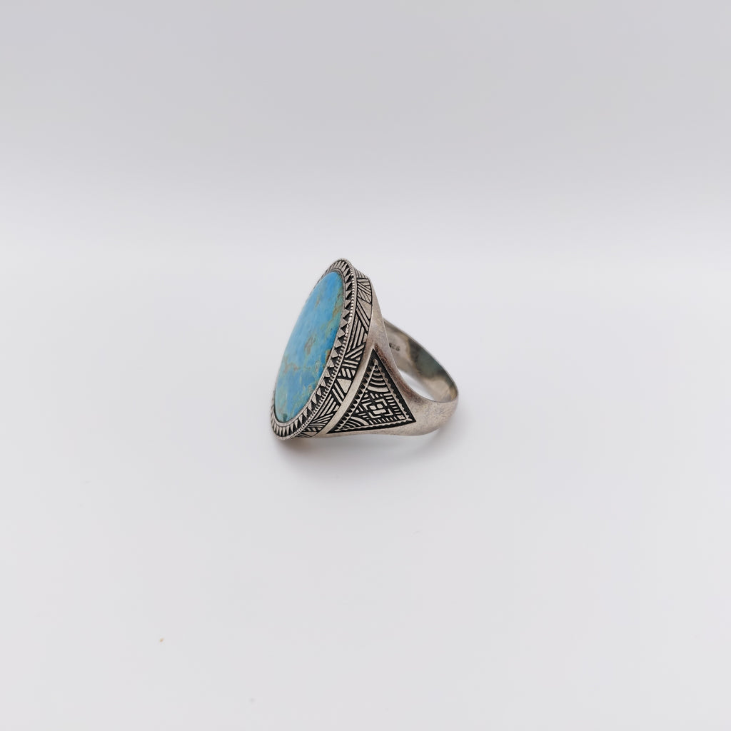 Anello Argento Sterling, Turchese