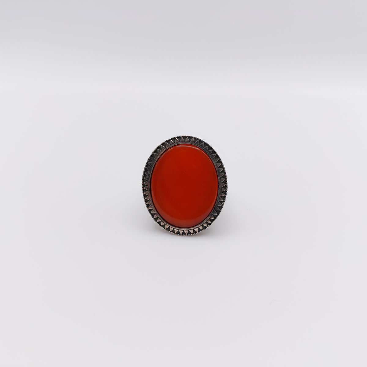 Anello Argento Sterling e Pietra Corniola.