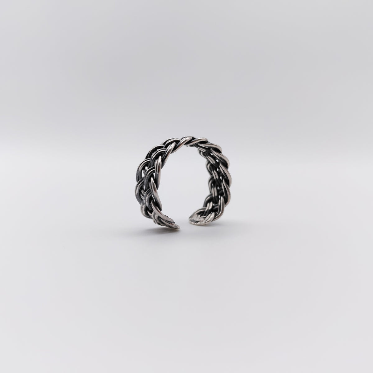 Anello Argento Sterling a Treccia.