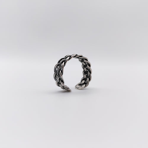 Anello Argento Sterling a Treccia.