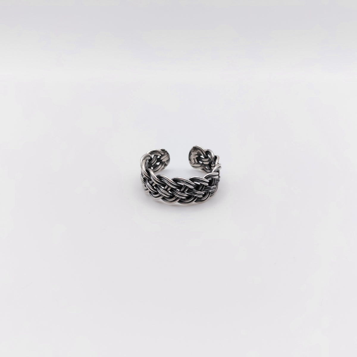 Anello Argento Sterling a Treccia.
