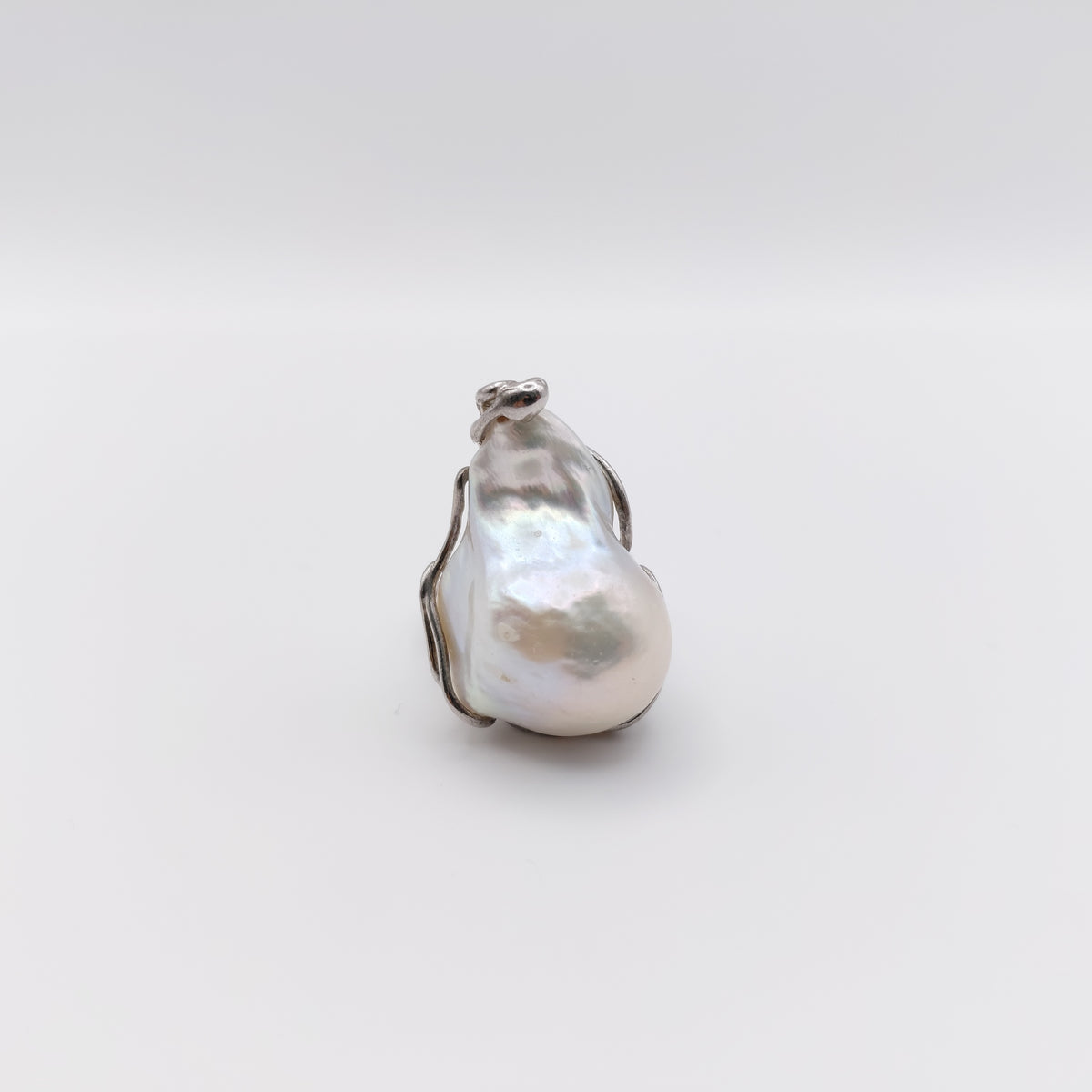 Anello Argento Sterling, Perla Scaramazza.
