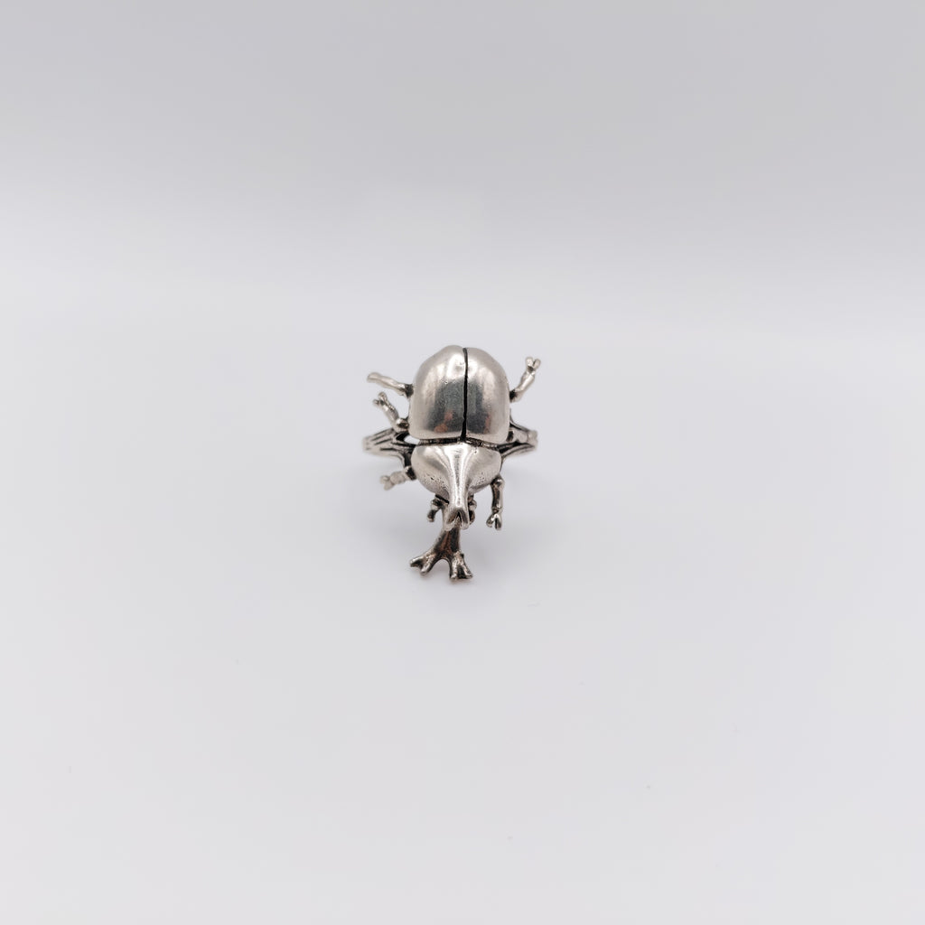 Anello in Argento Sterling "Scarabeo".