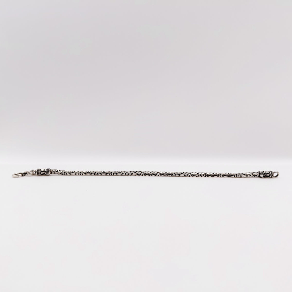 Bracciale Argento Sterling Maglia Bizantina Classica.