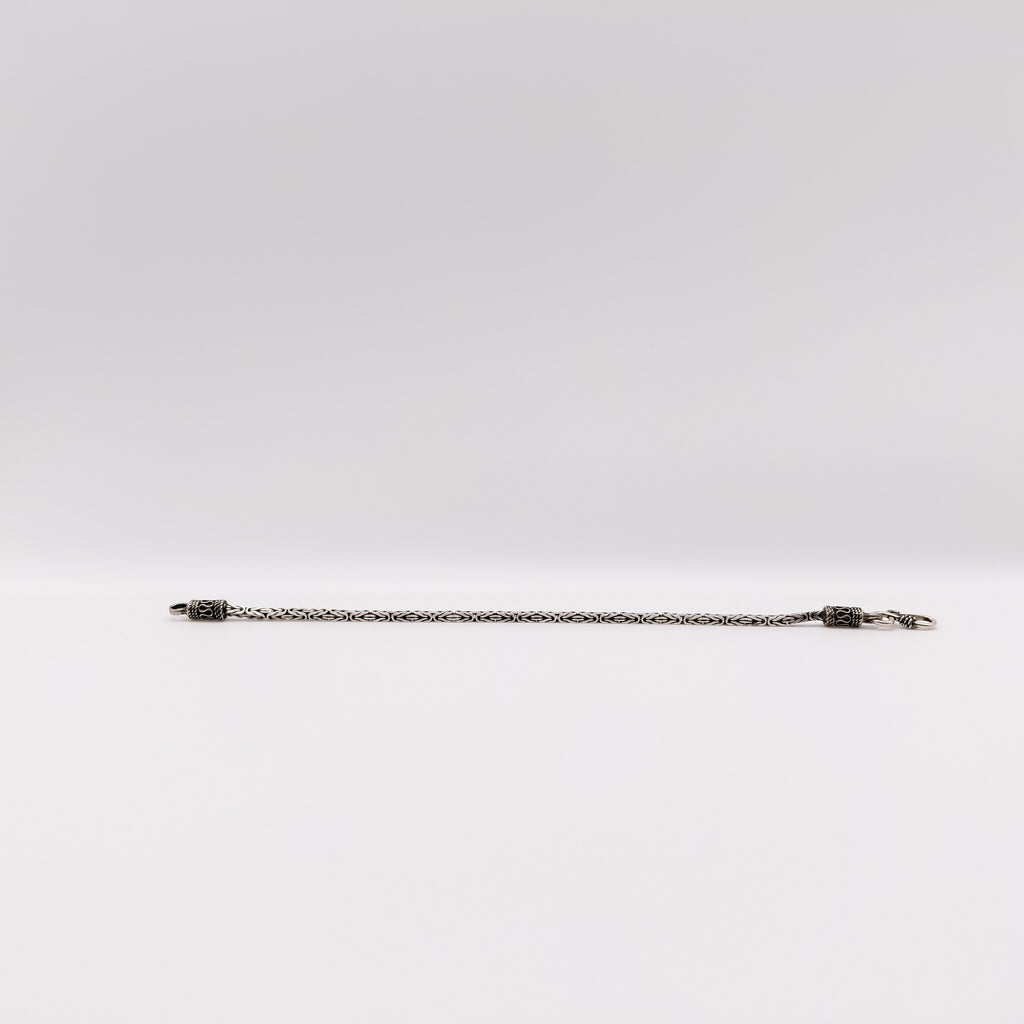 Bracciale Argento Sterling Maglia Bizantina Classica.