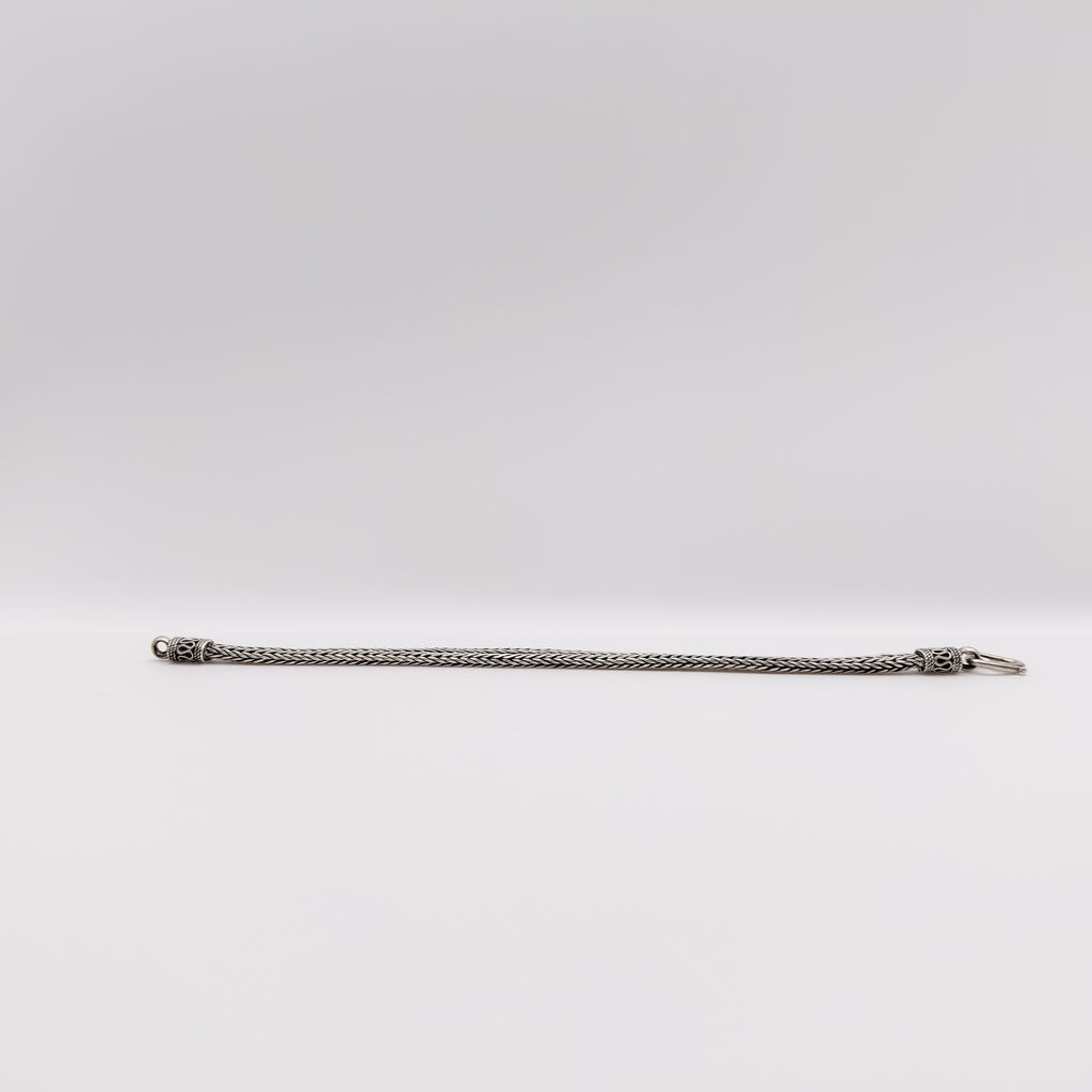 Bracciale Argento Sterling Maglia Bizantina Classica.