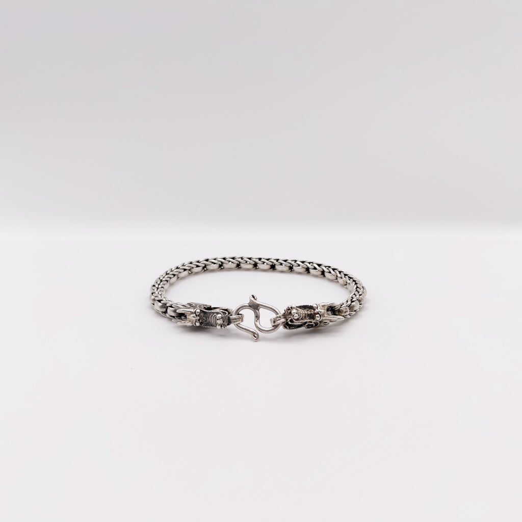 Bracciale Argento Sterling Catena Snake "Dragon".