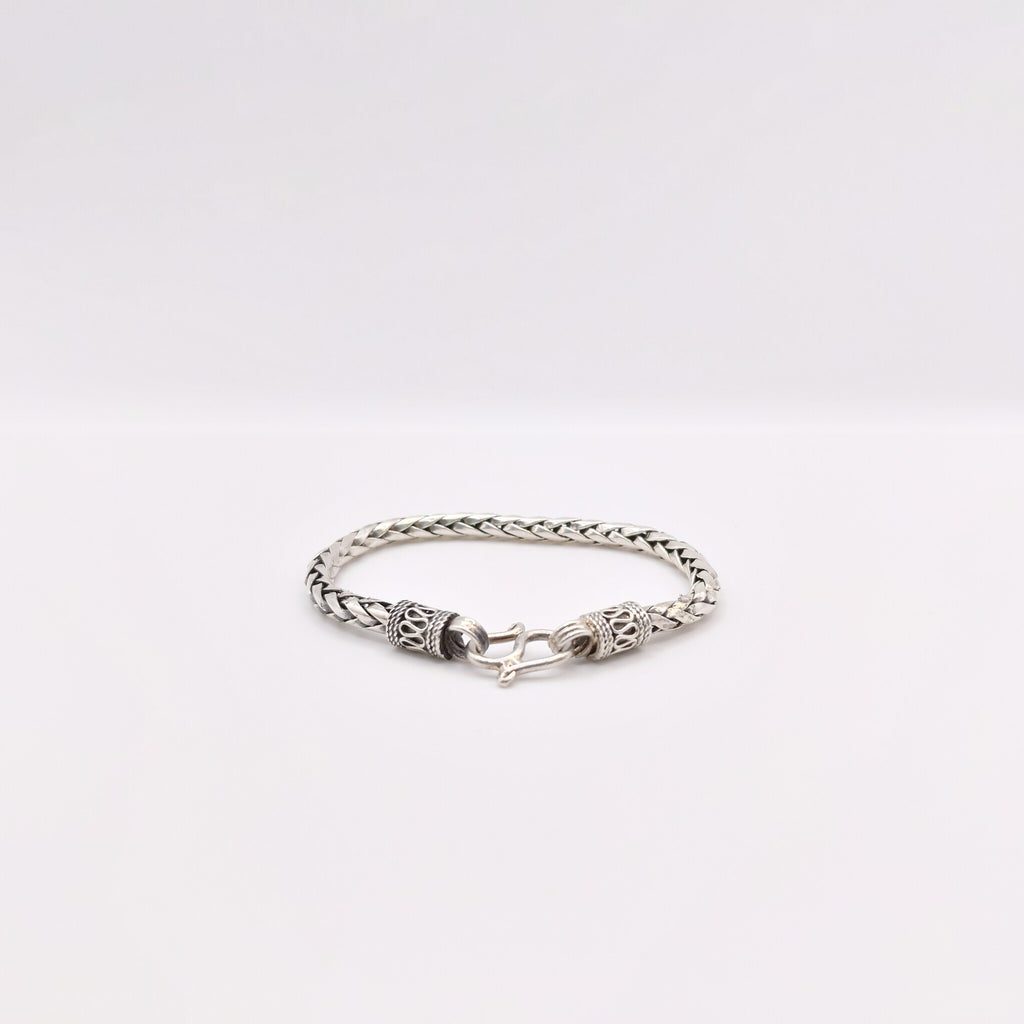 Bracciale Argento Sterling Maglia Bizantina Classica