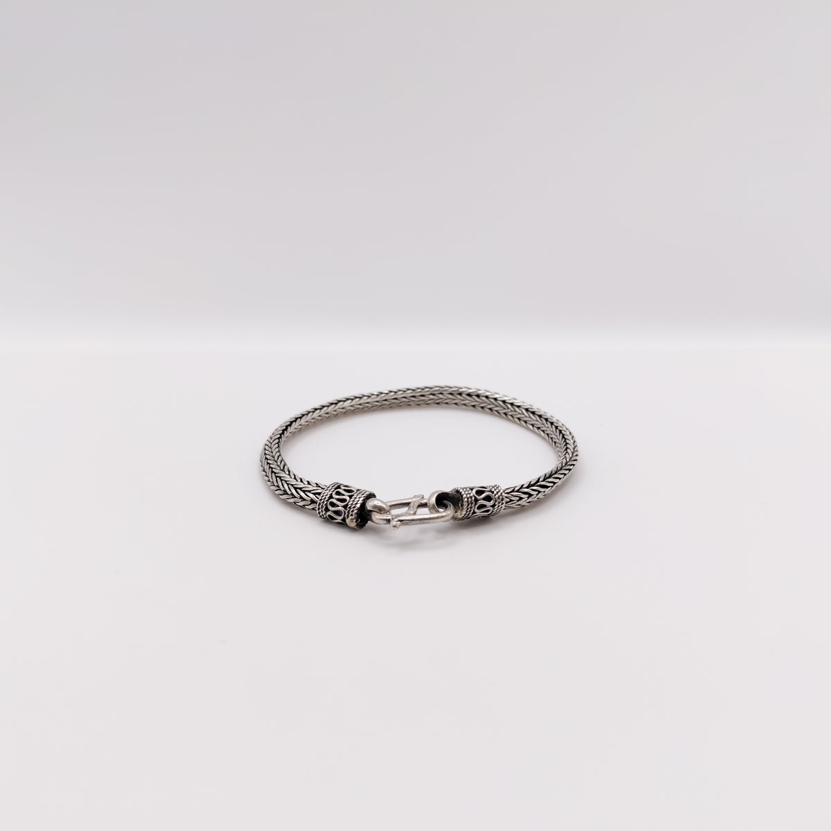 Bracciale Argento Sterling Maglia Bizantina Classica.