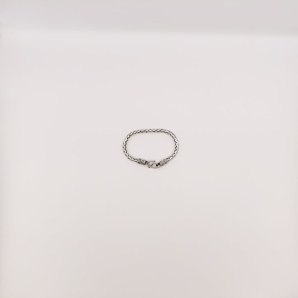 Bracciale Argento Sterling Maglia Bizantina Classica