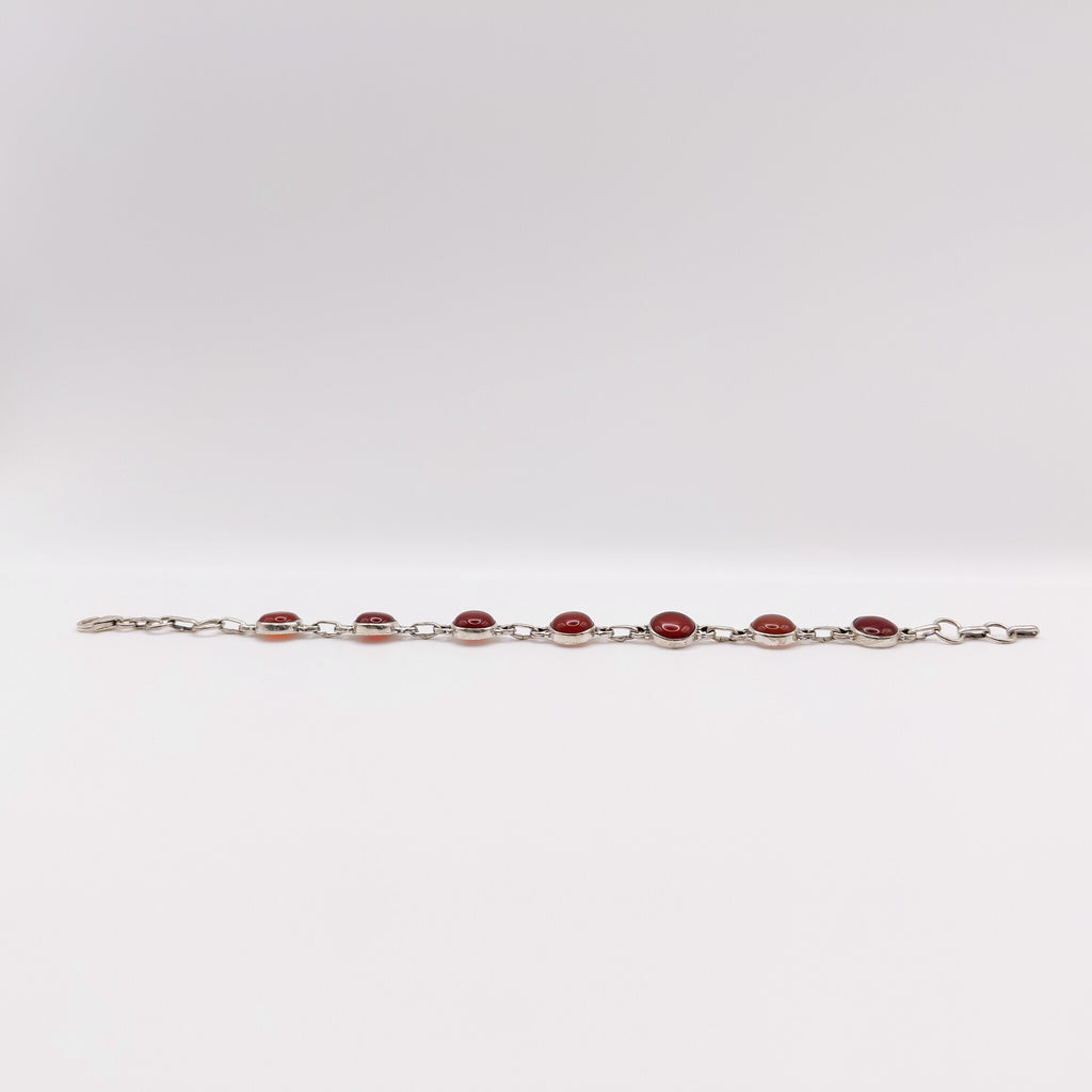Bracciale Argento Sterling con Pietra Corniola.