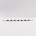 Bracciale Argento Sterling con Ossidiana Nera.