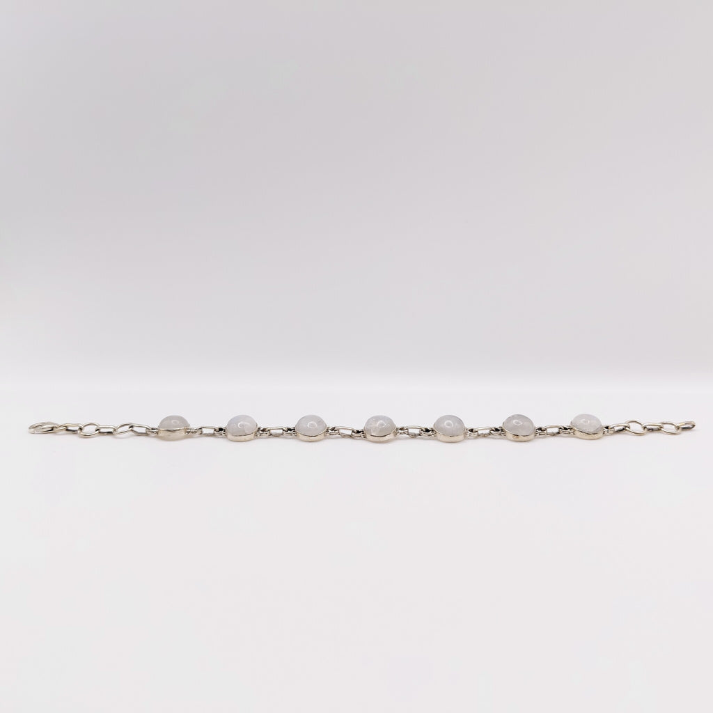 Bracciale Argento Sterling con Pietra di Luna.