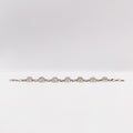 Bracciale Argento Sterling con Quarzo Rosa.