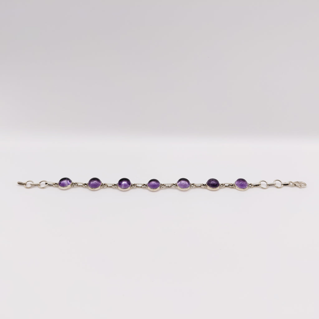 Bracciale Argento Sterling con Ametista.