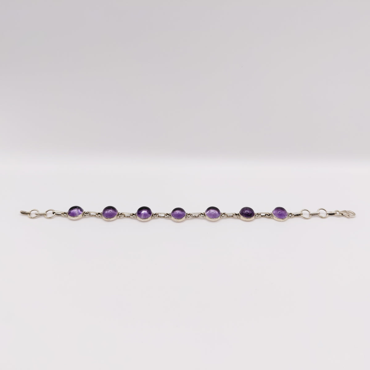 Bracciale Argento Sterling con Ametista.