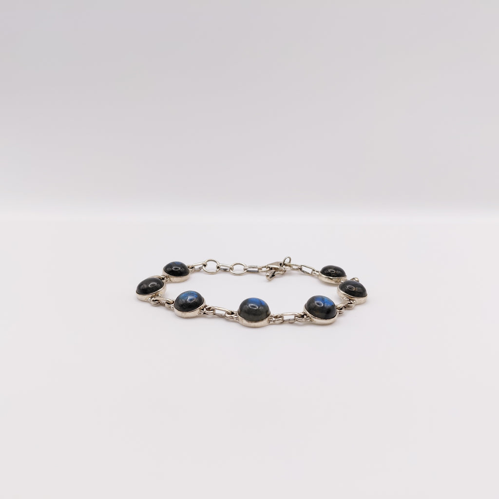 Bracciale Argento Sterling con Labradorite.