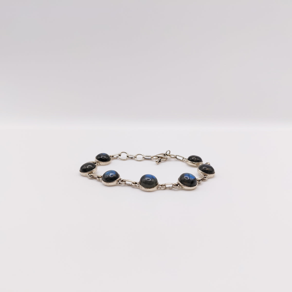 Bracciale Argento Sterling con Labradorite.