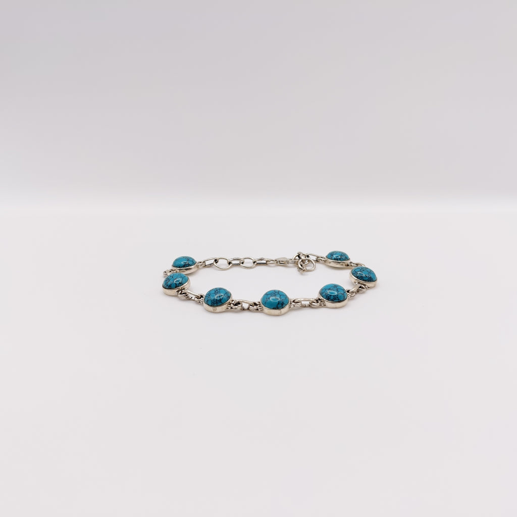 Bracciale Argento Sterling con Turchese.