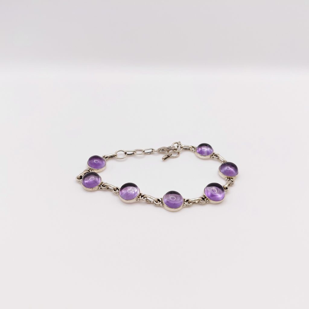 Bracciale Argento Sterling con Ametista.