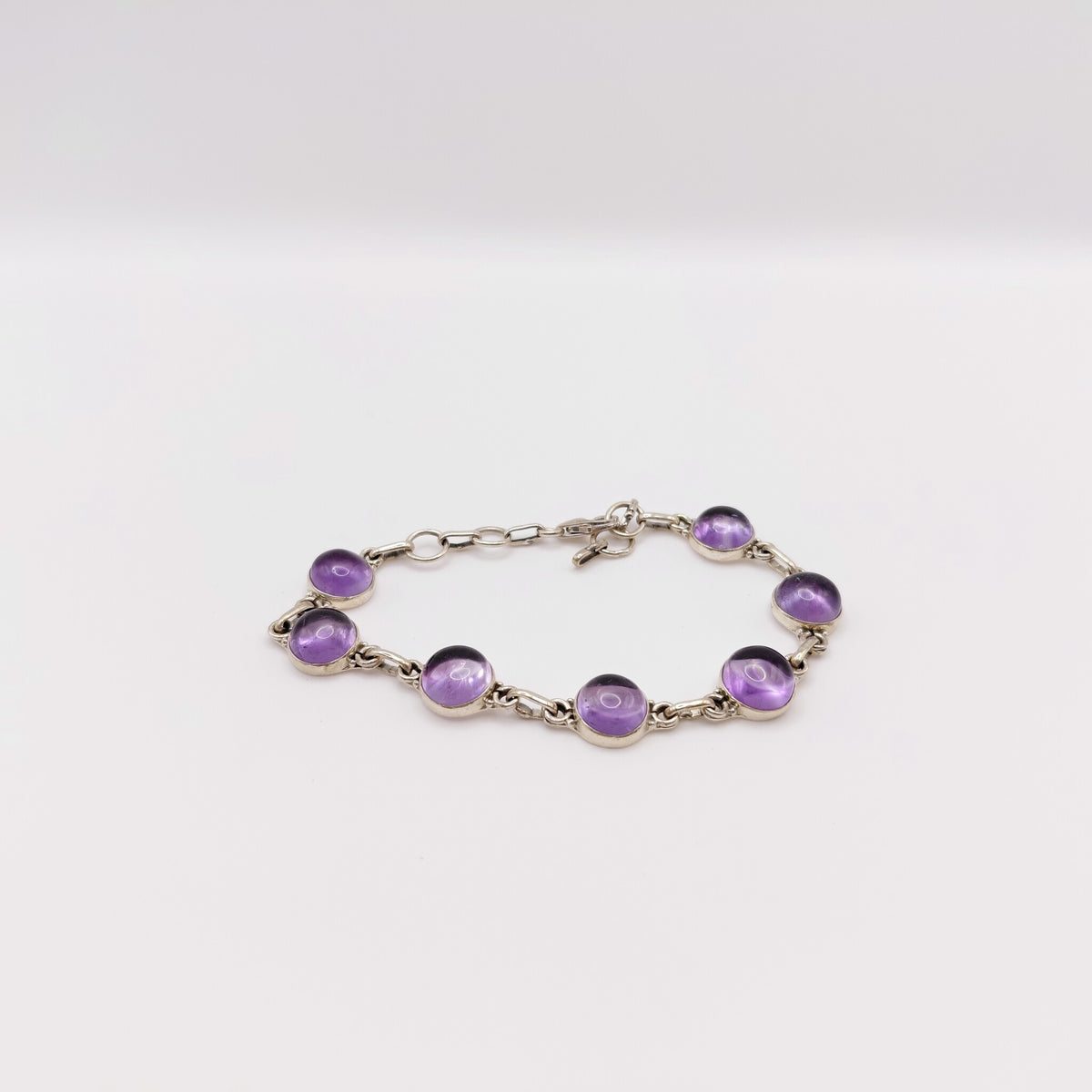 Bracciale Argento Sterling con Ametista.