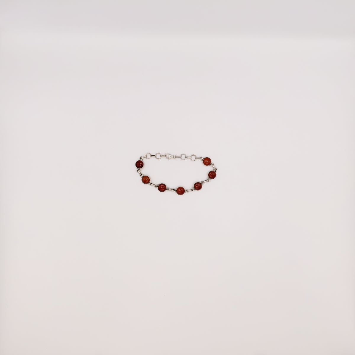 Bracciale Argento Sterling con Pietra Corniola.