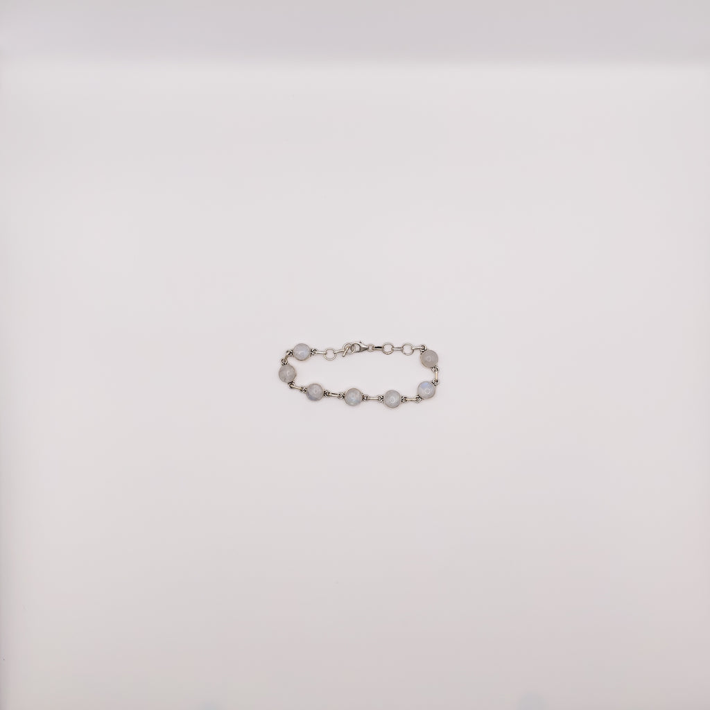 Bracciale Argento Sterling con Pietra di Luna.