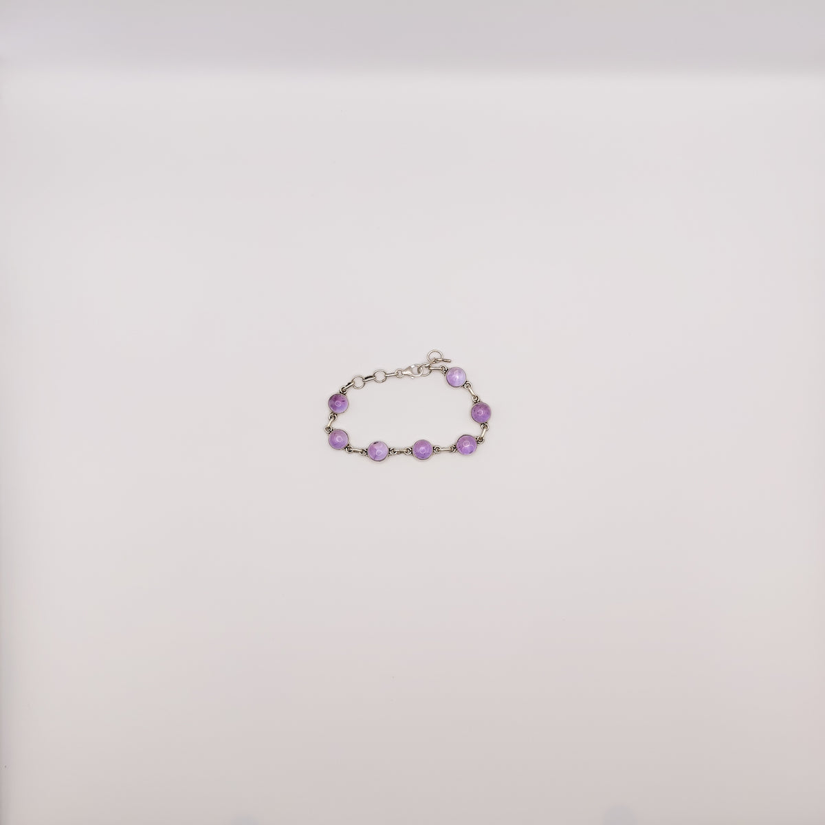 Bracciale Argento Sterling con Ametista.